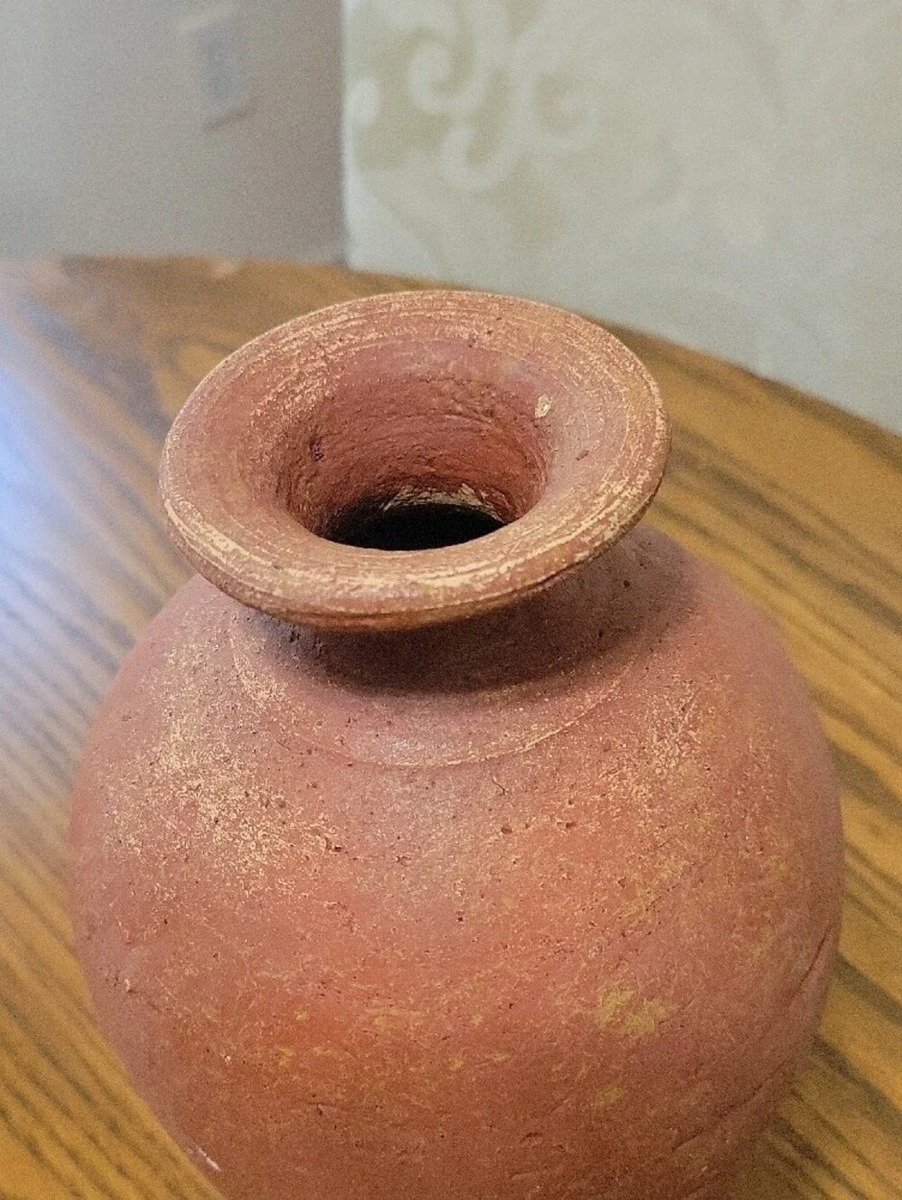 2005 Target Earthy Terracotta Brown Decorative Vase Made In Mexico